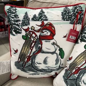 Hallmark snowmen throw pillows